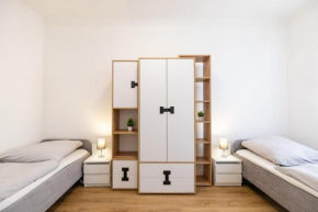 LeHaStays - Apartment Leipzig I 4 Einzelbetten
